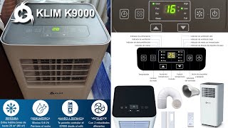Aire Acondicionado Portátil Klim K9000, Hasta 20M2, Enfriamiento, Ventilación, Deshumidificación