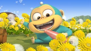 Alien Monkeys  Dandelion  Intruder 2  Poisonous spider  Animation for Kids