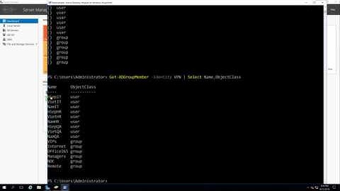 Using PowerShell - Get only users from member a group