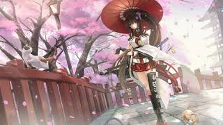 SNOW FALLING BACKGROUND ON ANIME WALLPAPER