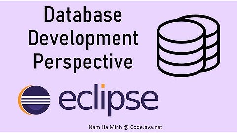 How to Get Database Development Perspective in Eclipse