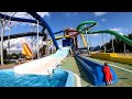 Hajdúszoboszló - Hungarospa - 2019 -  Aquapark - Extrém Zóna - Aqua Palace -  Összes csúszda 4K