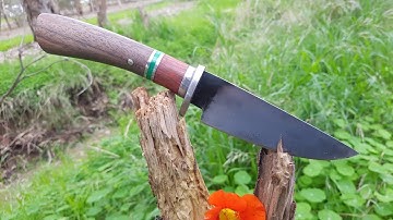 Making Hidden Tang Hunting Knife
