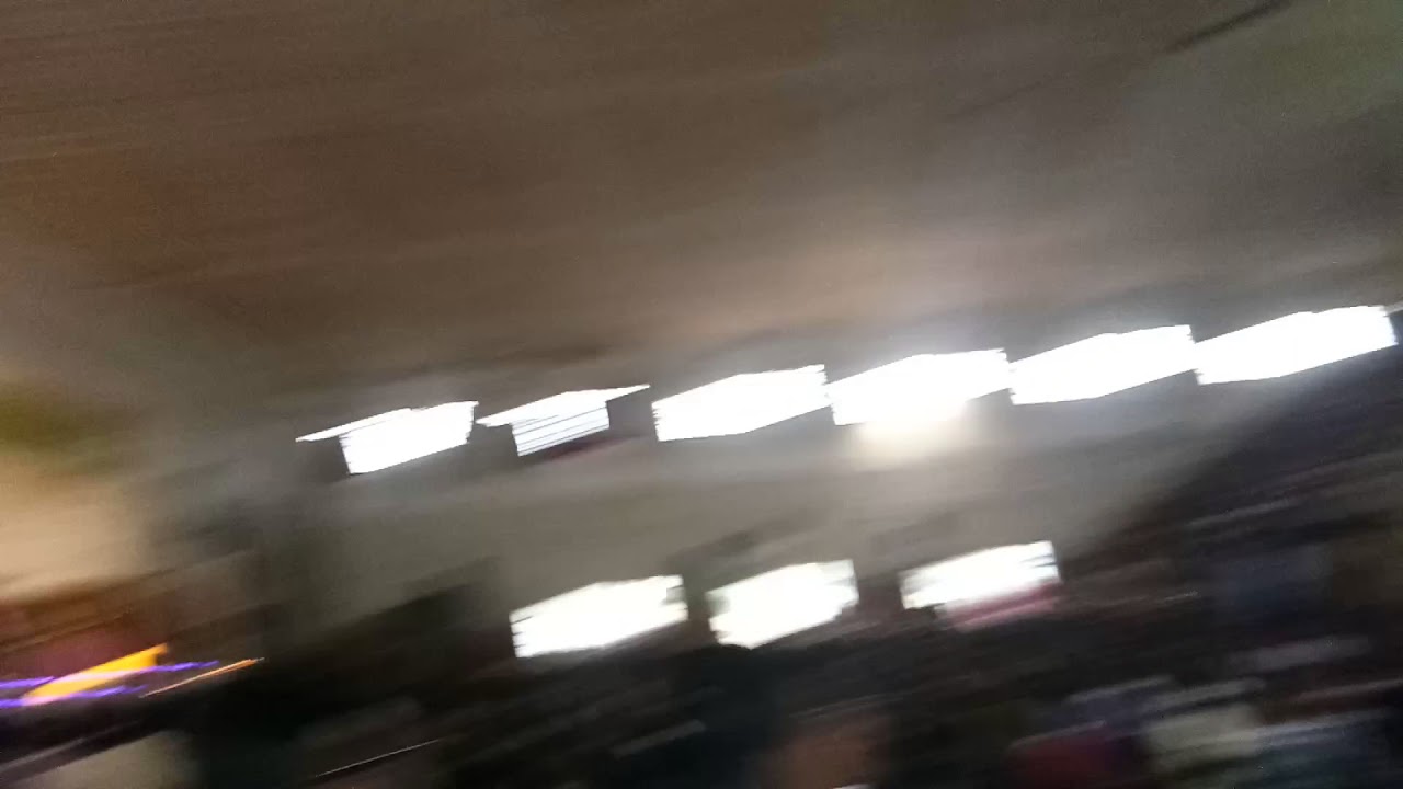Gandhi Gram Students Are Dancing In Auditorium Hall