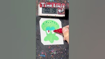 【ASMR】Drawing Squidward in 40 Sec