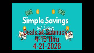 Schnuck's Deals 4-15- thru 4-21, 2026.  #deals , #foodsavers, #schnucks, #grocery