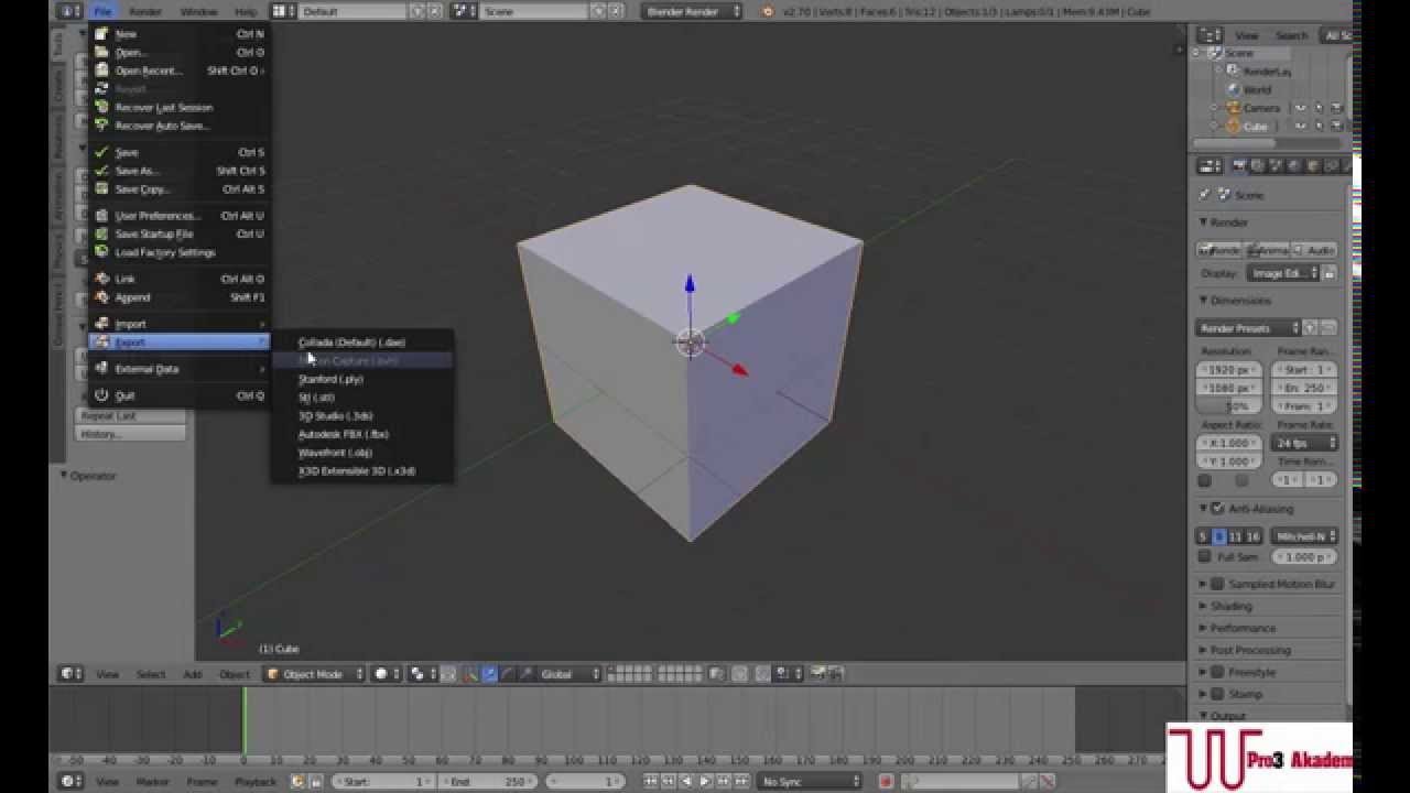 Blender Dersleri PART1 YouTube