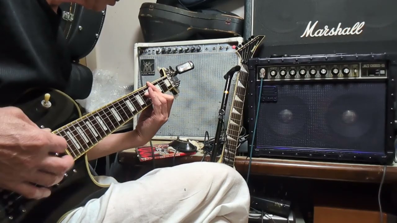 PE DLX Kv チューンアップ　 APH1N・B ピエゾ等改　調整済は動画！ ARIA PE DLX Kv DUNCAN APH1N B MusicMan115RD - YouTube