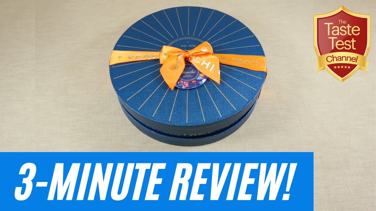 UNBOXING & TASTING | VENCHI Luxury Italian Chocolates Hatbox Assortment 3 Minute Review & Taste Test