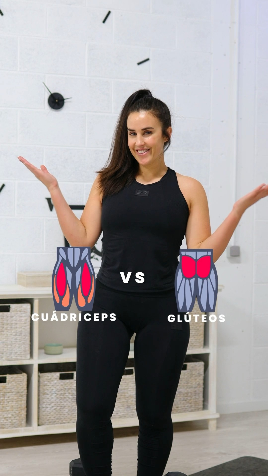 Cuádriceps vs glúteos #gluteosencasa #piernasygluteos
