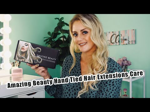 video about Highlights #12/60 Hand Tied Hair Extensions