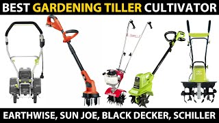 BEST GARDEN TILLER CULTIVATORS 2020 | Earthwise, Sun Joe, Black Decker, Schiller Tiller Cultivators