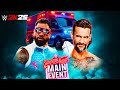 Cm Punk vs Jey Uso WWE Saturday Nights Main Event Ambulance  ( WWE2k25 PS5 Game Play) 