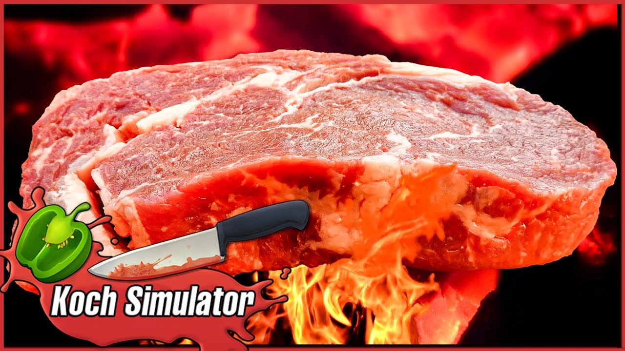 STEAK mit POMMES (selbstgeschnitzt!) KOCH Simulator 👨‍🍳 Cooking