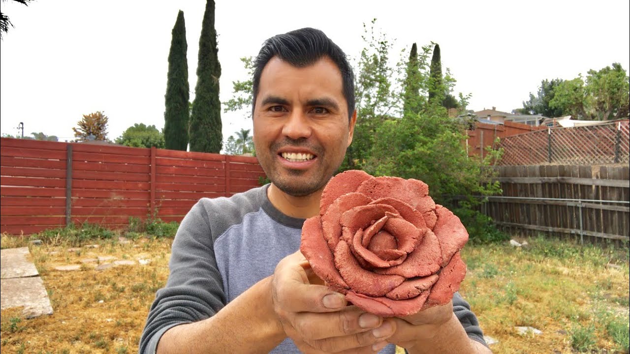 COMO HACER ROSA DE CEMENTO