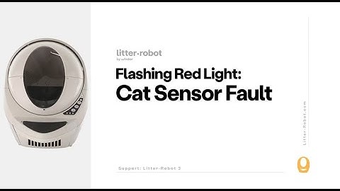 Troubleshooting the Flashing Red Light | Litter-Robot 3