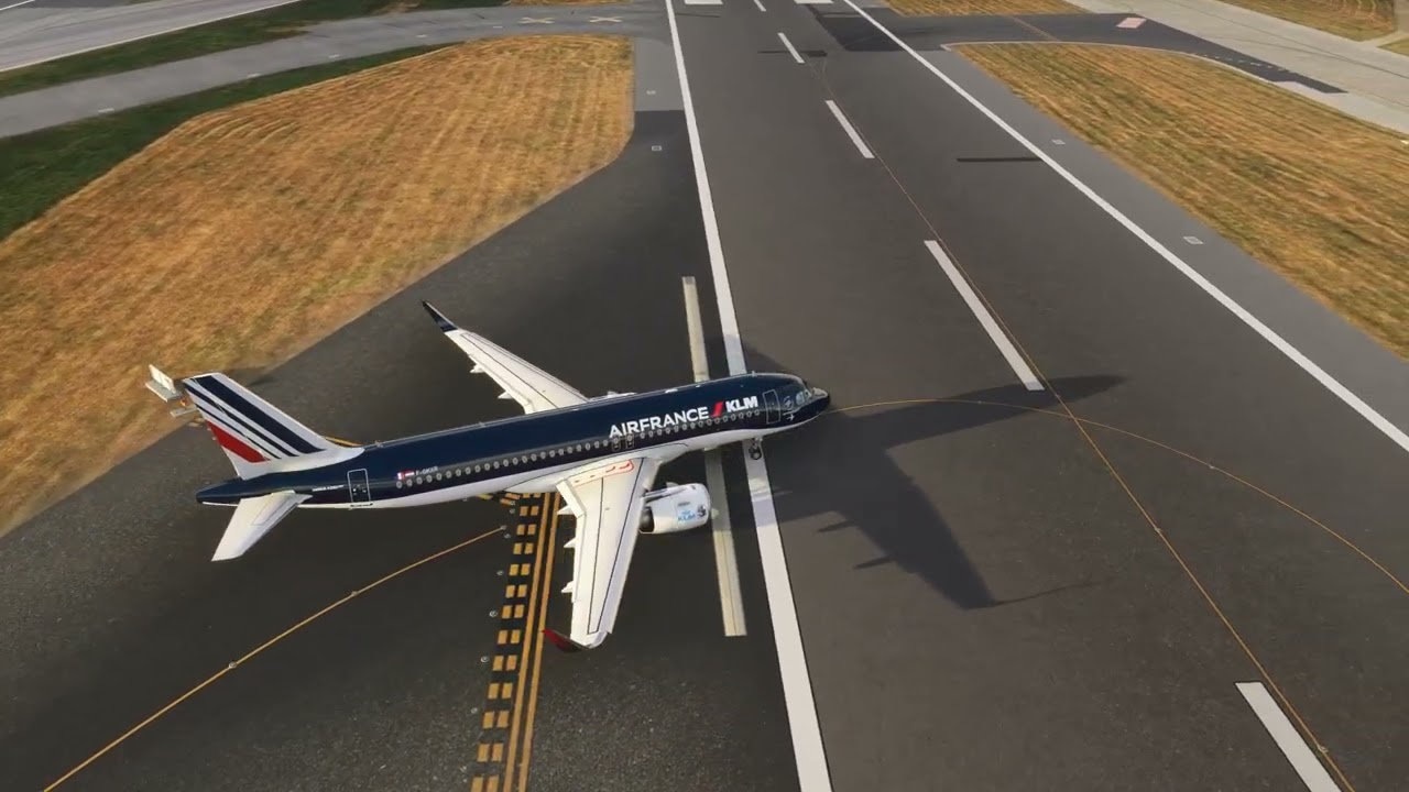 A320 FLYBYWIRE LANDING ILS 26L EGKK WITH CHASEPLANE & FSRELEASTIC