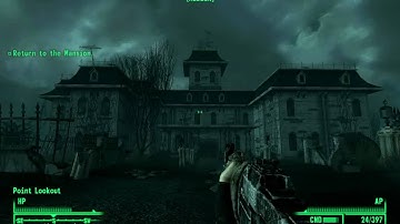Fallout 3, Point Lookout DLC, Calvert Mansion blows up