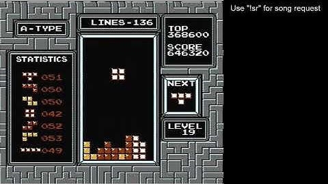 TETRIS NES NTSC, LCD screen max out