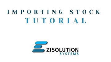 Retailman POS - Importing Stock Tutorial