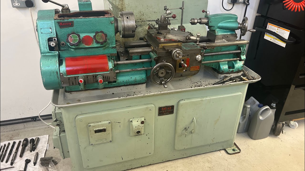 Kerry AG lathe Oil level question YouTube