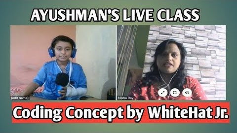Kids Coding Concept by WhiteHat Jr// Ayusman