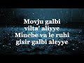 Najwa Farouk - Mawjouaa Galbi ⎮Sözleri ⎮ Lyrics ⎮ Altyazili Türkçe Okunuşu