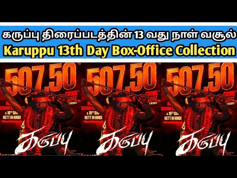 Karuppu 13th Day Box-Office Collection Report | கருப்பு திரைப்படத்தின் 13 வது நாள் வசூல்