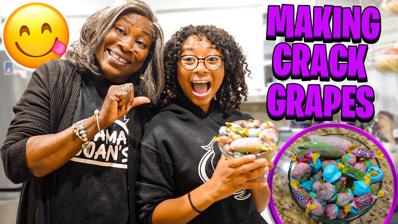 TIKTOK MADE ME TRY IT ! (MAKING CRACK GRAPES🍇) YouTube