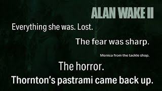 Alan Wake 2 - Mulligan & Thornton voices Theme