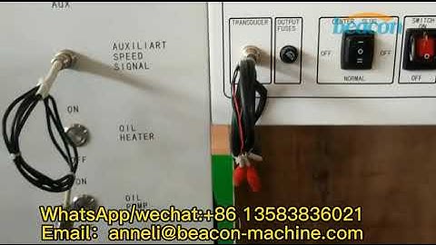 Beacon Machine BK2000 governor wood ward BK2000 over speed governor test bench