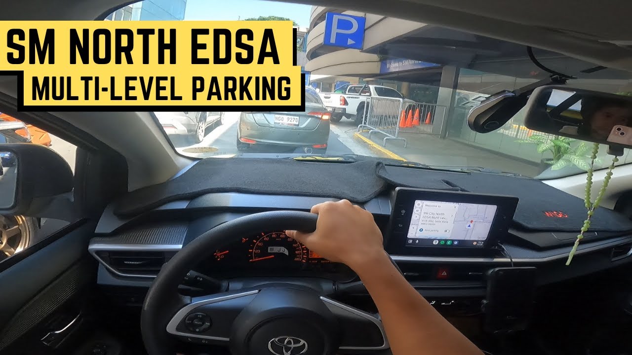 SM North EDSA Multi-Level Parking | Driving POV