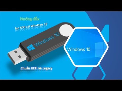 Tạo USB cài Win 10 chuẩn UEFI và Legacy | Kèm link phần mềm | Memory Cam