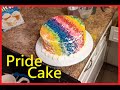 Making a Pride Flag Cake for Summer Solstice [Litha] 2021