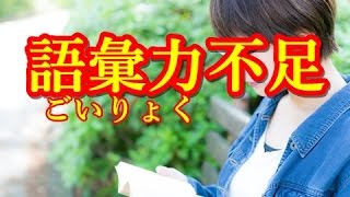 語彙力 読み方(ごいりょく)を鍛える方法や検定、テストに役に立つ本は？