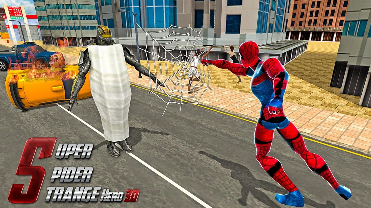Super Spider Strange Hero 3D