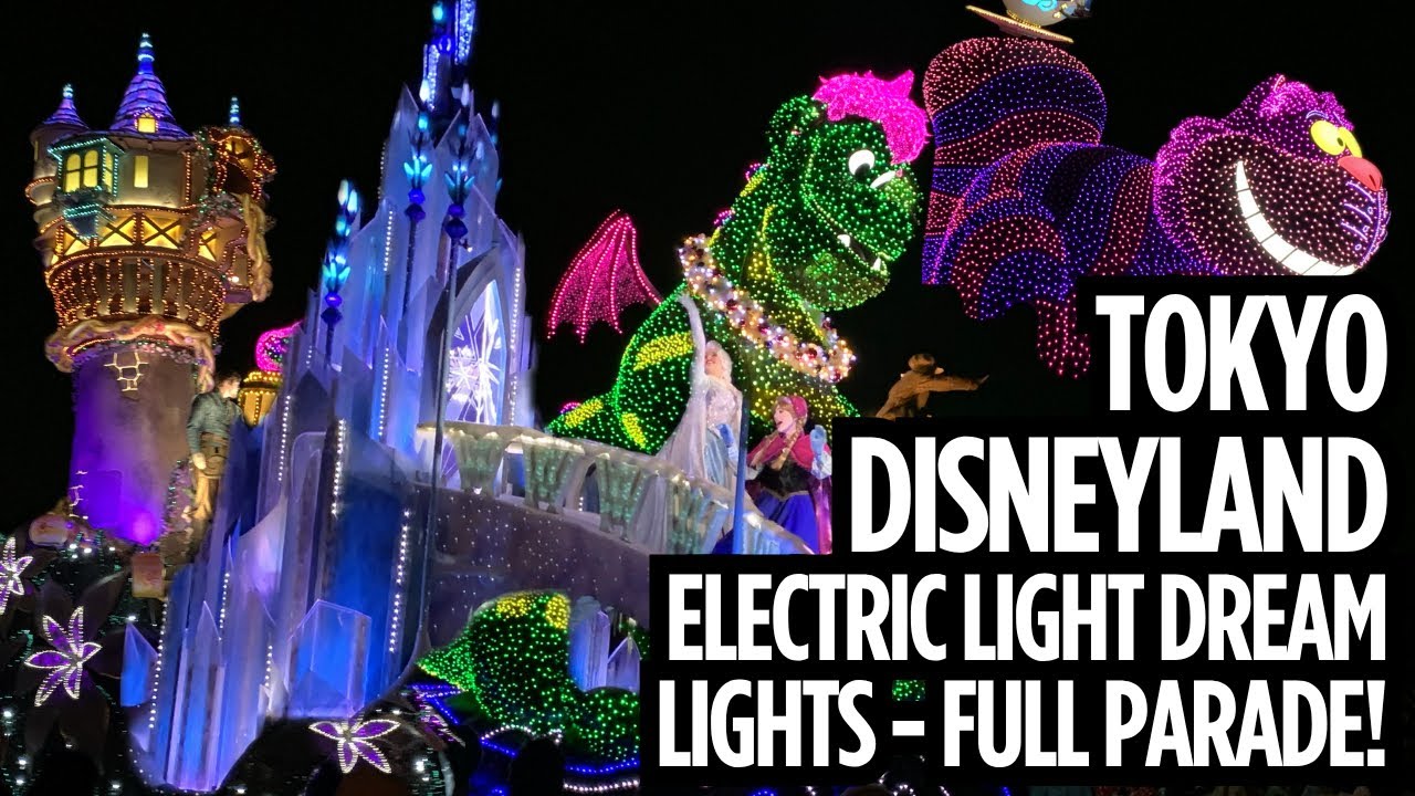 Tokyo Disneyland Electrical Parade Dreamlights - Full Parade with