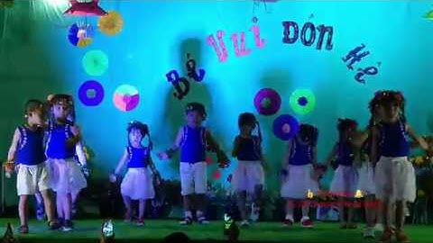 Múa Ước mơ tuổi thần tiên - Lớp Chồi 2 trường MGTD| Văn nghệ thiếu nhi - Bé vui đón hè