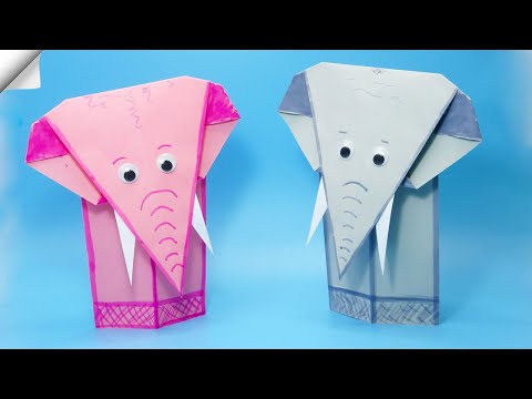 Funny Elephant Moving paper TOYS Origami elephant