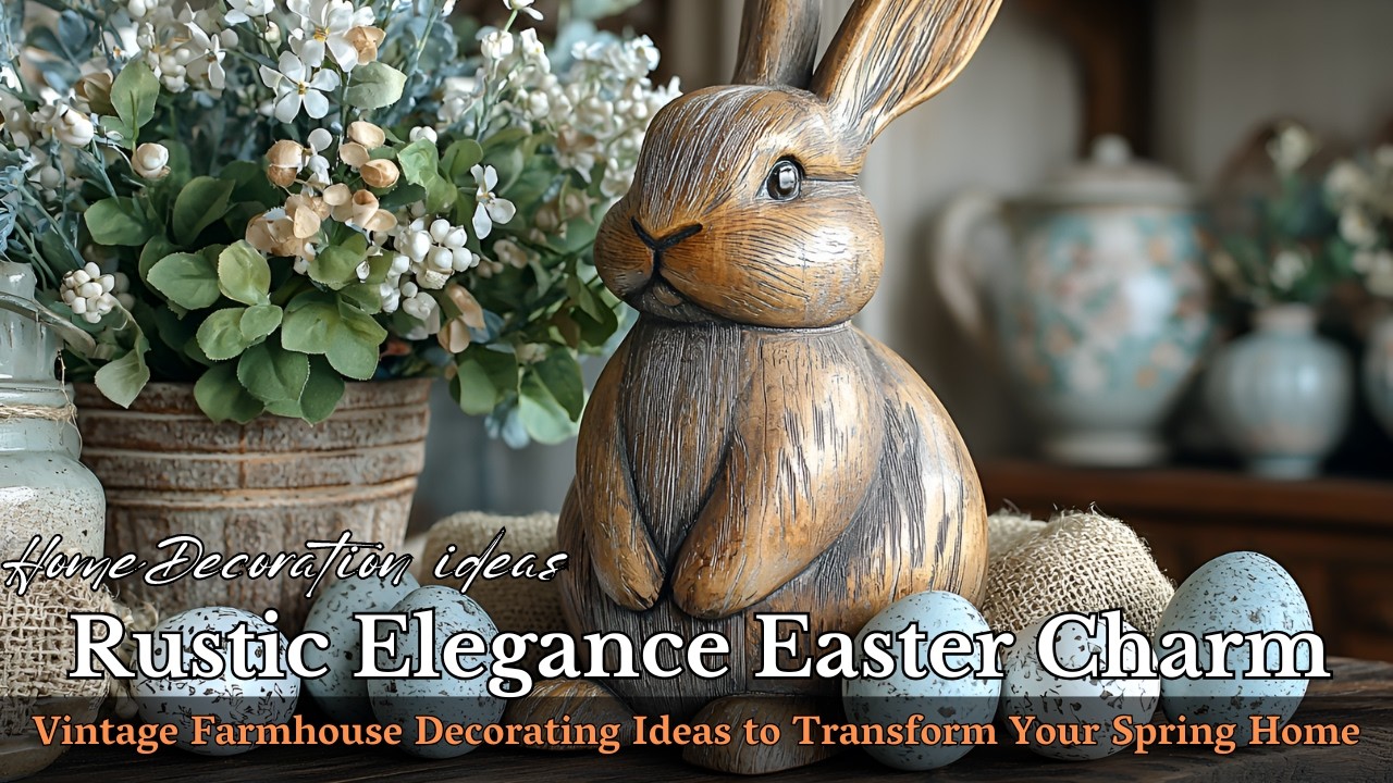 Farmhouse Easter Charm: Rustic and Vintage Spring Decor You’ll Love!