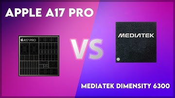 Apple A17 Pro vs MediaTek Dimensity 6300 Technical Comparison