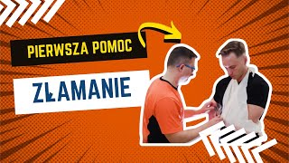 Złamanie -pierwsza pomoc 🚨 #złamanie