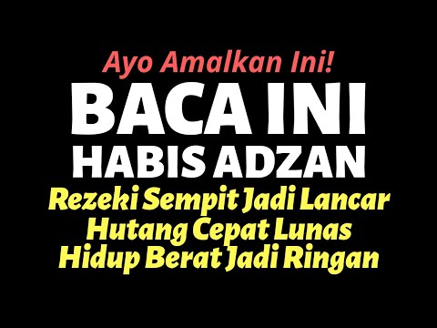 Baca Ini Rutin Doa Dzikir Mustajab Pelancar Segala Urusan Usaha Rezeki Dan Pekerjaan Hajat Terkabul Youtube