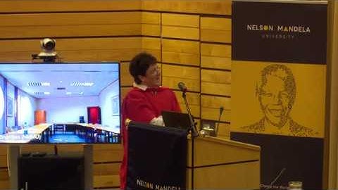 Professorial Inaugural Lecture by Amanda Lombard - Mandela University