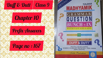 Add prefixes|| First time in YouTube|| Duff and Dutt|| page No: 167 #learning #class9english #viral 