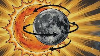 Solar Eclipse Comic Book Stylemp