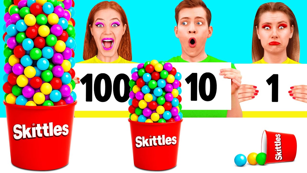 Challenge Video 100 Layers of Food Challenge | Funny Challenges - YouTube