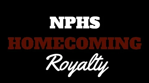 Homecoming Royalty 2020