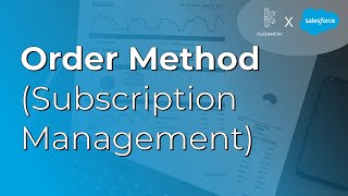 Order Method (Subscription Management) #cpq #subscription