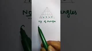 Can you Find Number of Triangles in a Figure | Easy Math Trick Explained #shorts #triangles #maths